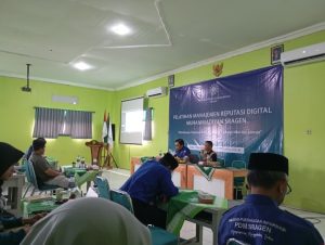 Pelatihan Manajemen Reputasi Digital Muhammadiyah Sragen di Aula SD Birrul Walidain